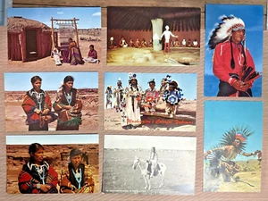 (17) Native American Indian Color Postcards - Variety Images - Split Backs - Picture 1 of 4