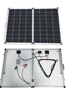 Monocrystalline 200W folding solar panel Kit water proof controller cables bag
