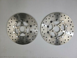 CUSTOM POLISHED SS BRAKE ROTOR HARLEY SOFTAIL SPORTSTER TOURING FRONT 11 1//2 NEW