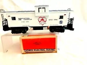 Lionel-6-6926 #2 TCA-1986 CONVENTION Car, EXT. VISION ILLUMINATED CABOOSE. LK-N - Picture 1 of 3