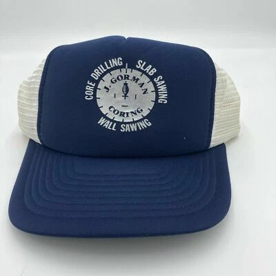 De colección J. Gorman Núcleo de perforación Losa de pared Sierra de camionero Sombrero Gorra Foto 1 de 4