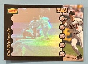 1996 Pinnacle Denny's Hologram Card Cal Ripken Jr. #2 Baltimore Orioles