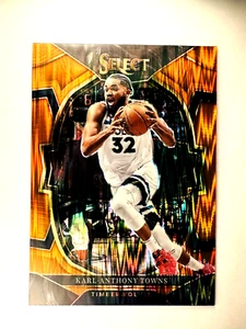 2022-23 Ausgewählte Halle Karl Anthony Towns orange Flash Prizm #12 Timberwolves - Bild 1 von 2