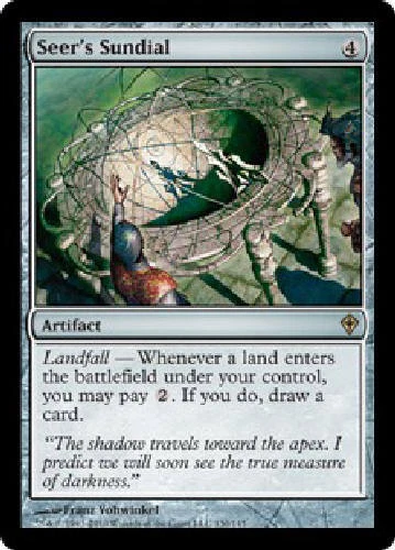 SEER'S SUNDIAL Worldwake MTG Magic the Gathering Cards DJMagic - Image 1 of 1