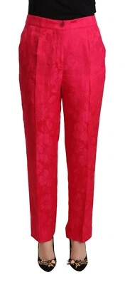 Pantalones ETRO Rosa Floral Cintura Alta Cónicos Informales Pantalón s.IT46/US12/XL PRECIO DE VENTA SUGERIDO POR EL FABRICANTE $550 Foto 1 de 4