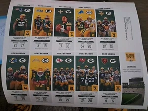2023 Commemorative Green Bay Packers Tickets - Season Tickets Holders 12 x 14 - Picture 1 of 2