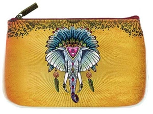 MLAVI ELEFANTE UNISEX MONEDERO PEQUEÑO BOLSO VEGANO IMITACIÓN CUERO NUEVO (BC-CT009) - Imagen 1 de 5