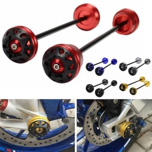 CNC Vorderrad Hinterachs Gabelgleiter Sturzschutz für Yamaha MT-07 / FZ-07 14-21 - Bild 1 von 17