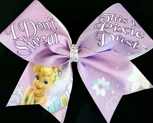 Cheer Bow - Tinkerbell - Pixie Dust - Hair Bows - Picture 1 of 1