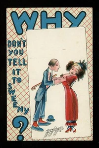 Artist Signed postcard Carmichael comic WHY Series 310 TP&Co - Picture 1 of 2
