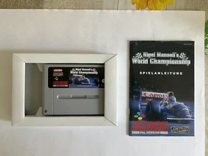 Super Nintendo Nigel Mansell‘s World Championship mit OVP und Anleitung - Bild 1 von 4