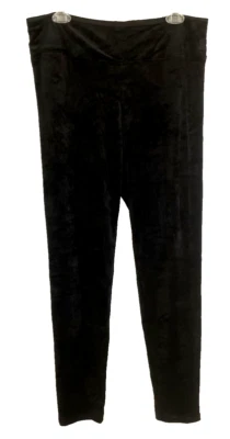 Leggings Cuddl Duds Doble Felpa Terciopelo Talla L Negros Pull On A293100 Mujeres CB76K Foto 1 de 4