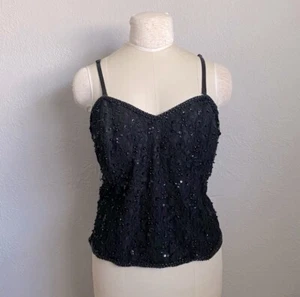 Intimate Attitudes Corset Beaded Bustier Tank Top Size 44 - Picture 1 of 8