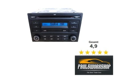 ORIGINAL VW RCD 200 MP3 CD RADIO VW TRANSPORTER T4 T5 POLO GOLF PASSAT  Blau - Bild 1 von 2