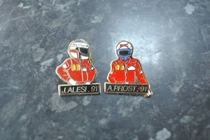 J. Alesi & A. Prost 91 F1 Formula 1 Collectible Pin Badge - Picture 1 of 2