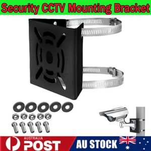 Universal Vertical Pole Mount Camera Bracket Wall Mounting Bracket for CCTV - Picture 1 of 11