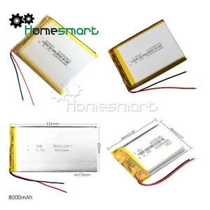 Rechargeable 3.7V 1200mAh 5000mAh Li-Po Battery ,GPS MP3 MP5 DVD PDA E-book AHS - Picture 1 of 23
