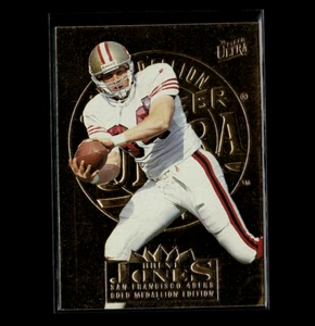 1995 Fleer Ultra - Brent Jones #298 Gold Medallion - Bild 1 von 2
