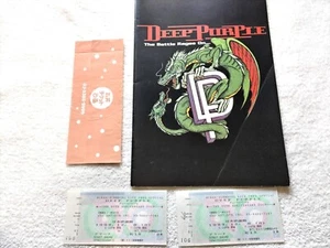 Deep Purple / THE BATTLE RAGES 1993 / Tour Program Book / With Ticket - Picture 1 of 3