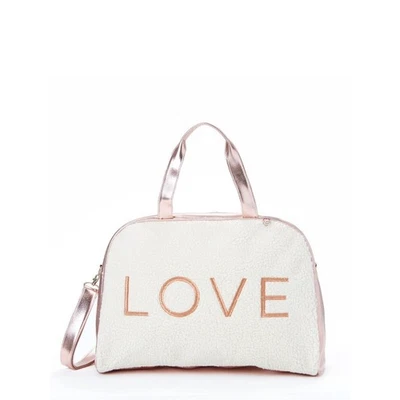 Wonder Nation Sherpa Love  Weekender  Handbag Set  - Image 1 of 3