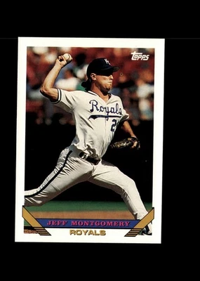 Jeff Montgomery : 1993 Topps MLB Baseball Card #130 : Kansas City Royals - Image 1 of 2