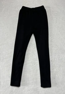 Tong Xin Yuan Leggings Girl’s 12 Black Fleece Lined Winter Warm Pants 150/60 New - Picture 1 of 12