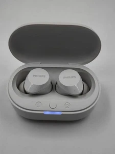 Auriculares Inalámbricos Bluetooth Philips TAT1209 Blancos Funcionando - Imagen 1 de 6