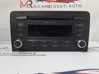 AUTORADIO PER AUDI A3 Serie (8P1) 8P0035186S (05>08) - Immagine 1 di 4
