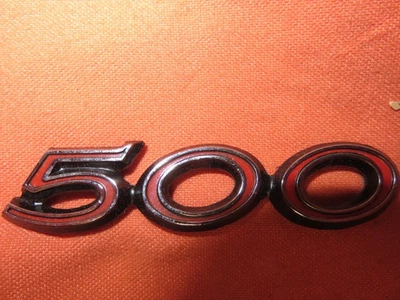 1970 Dodge Charger Coronet; 500 Rear Panel Emblem red original nos - Image 1 of 2