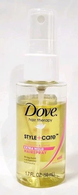 Dove STYLE CARE Hairspray Extra Hold Strength Shine Hair Therapy 1.7 oz/50mL New - Image 1 of 4