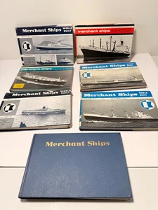 Merchant Ships World Built Vol IX–XIII XVI Lot Of 7 Adlard Coles Hardcovers - Picture 1 of 9