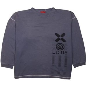 Vintage LEE COOPER BLUE SWEATSHIRT MENS 2XL - Picture 1 of 4
