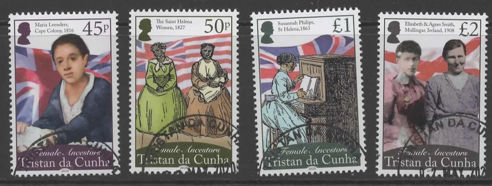 TRISTAN DA CUNHA SG1277/88 2019 ACTRICES FEMENINAS USADAS Foto 1 de 1