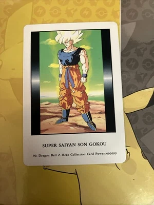 Dragon Ball Z Super Saiyan Son Goku #90 Hero Collection Card - Image 1 of 2
