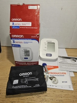 New Open Box OMRON 3 SERIES Blood Pressure Monitor Model BP71ON - Image 1 of 4