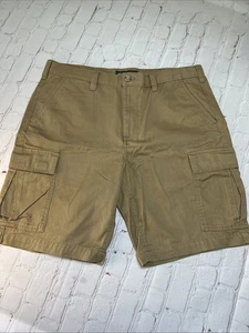 Neu mit Etikett Eddie Bauer Herren Cargoshorts khaki Farbe Größe 36 Taille 9 "Innennaht - Bild 1 von 7