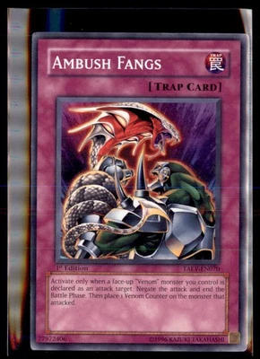 Yu-Gi-Oh! Ambush Fangs TAEV-EN070 1st Edition      - Image 1 of 2