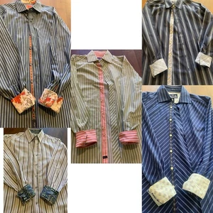 Robert Graham Größe L Paket mit 5 Hemden blau - Bild 1 von 19