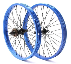  KHE PRISM BMX 20" Laufradsatz Blau, 38mm Felge, 16T Ritzel, 14mm/10mm Achse - Bild 1 von 6