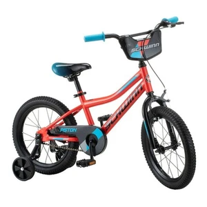 Schwinn Piston 16" Kids' Bike - Black/Blue/Red - Picture 1 of 16