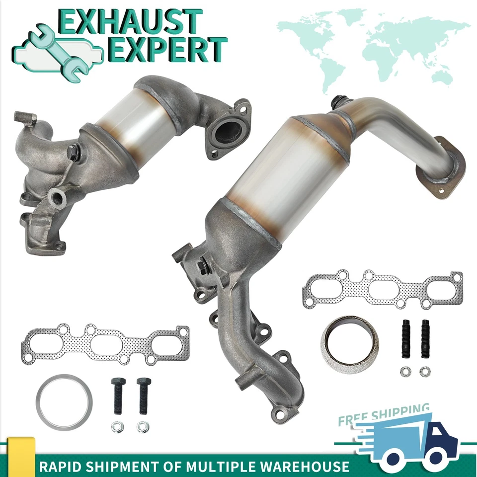 Convertidor catalítico izquierdo y derecho para Ford Fusion/Mercury Milan 2006-2009 3,0 L Foto 1 de 4