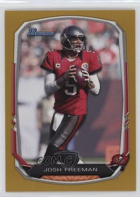 2013 Bowman Gold /75 Josh Freeman #76 - Image 1 of 2