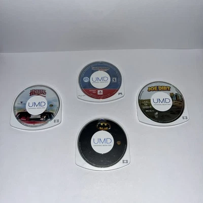 PSP Game & Movie Lot (4) -Batman, Joe Dirt, Dukes, NFS Underground Rivals -Loose - Image 1 of 4