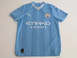 Camiseta Manchester City Puma 2021 local juvenil 13-14 años - Imagen 1 de 4