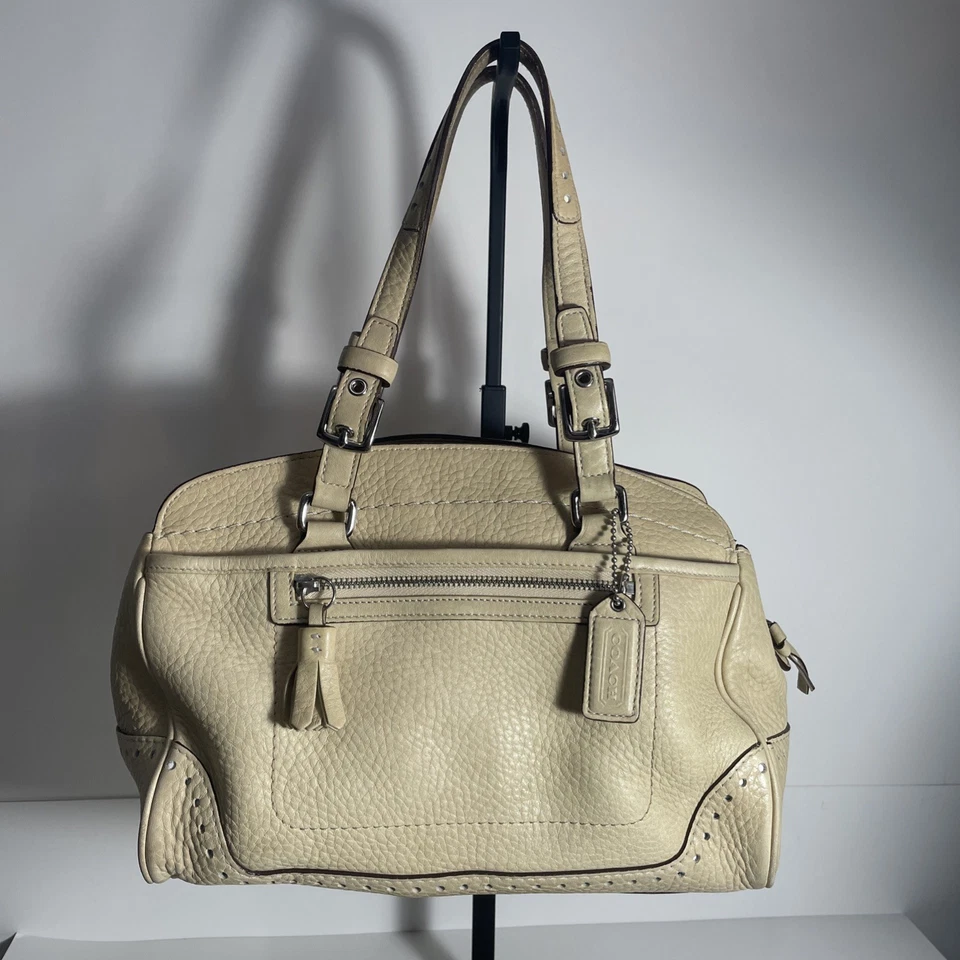 ТРЕНЕР Hampton песок бежевый шагреневой кожи кисточки сумка Дамская сумка 5031 - Изображение 1 из 4