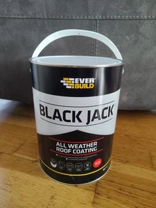 Everbuild Black Jack All Weather Roof Coat 5L NEW UNOPENED - Picture 1 of 4