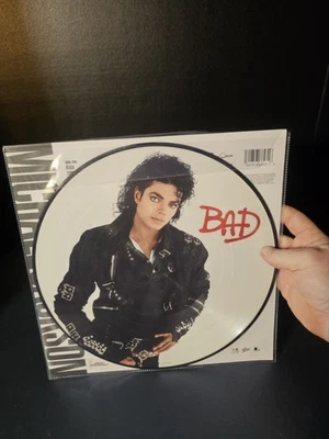 Michael Jackson "Bad" Vinyl LP Picture Disc Reissue Europe Sealed - Image 1 of 4