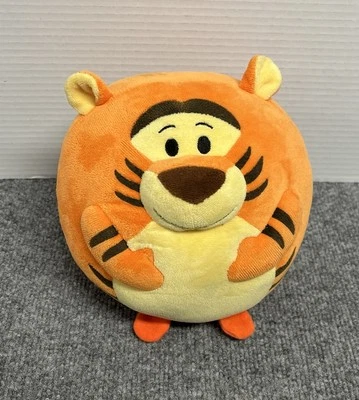 Ty Tigger Beanie Ballz Disney Pooh Bear Round Ball 8" Plush Stuffed Plushie Toy - Image 1 of 4