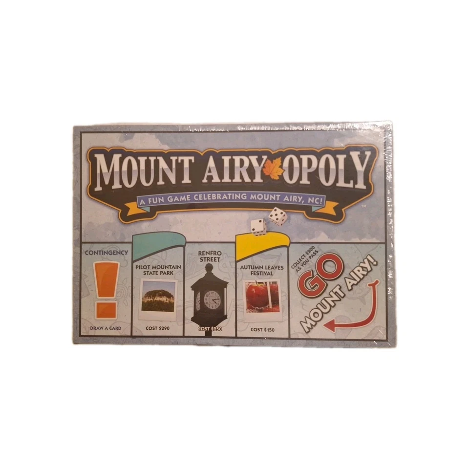  Juego de mesa Mount Airy NC Opoly. Andy Griffith ¡Nuevo Precintado! Foto 1 de 2
