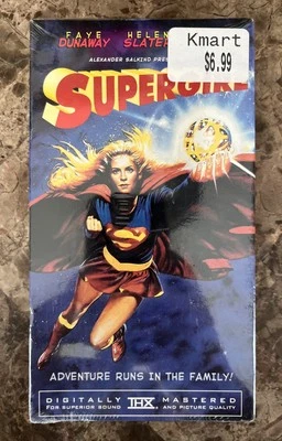 SEALED Supergirl VHS (2000) Faye Dunaway Helen Slater - Image 1 of 2